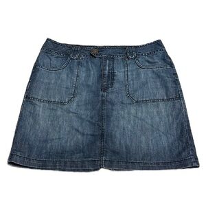Jupe En Coton Bleu Faded Glory été - Taille S (4-6 Ans) - Occasion Très Bon état